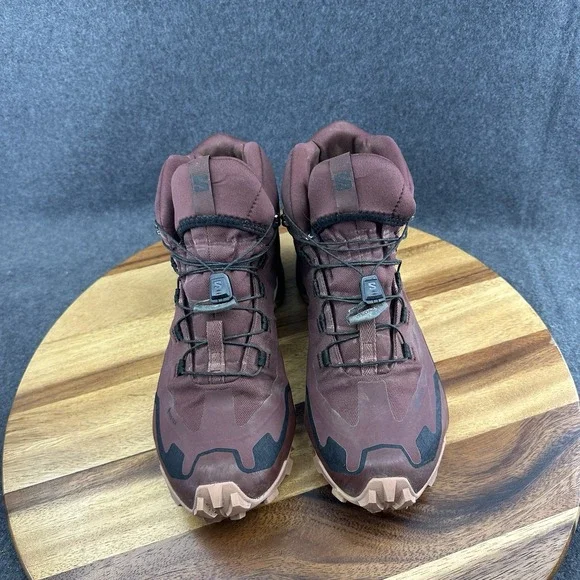 Salomon Cross Hike Mid GTX 2 Women's 9 Waterproof Hiking Shoes Bitter Chocolate - Picture 5 of 12